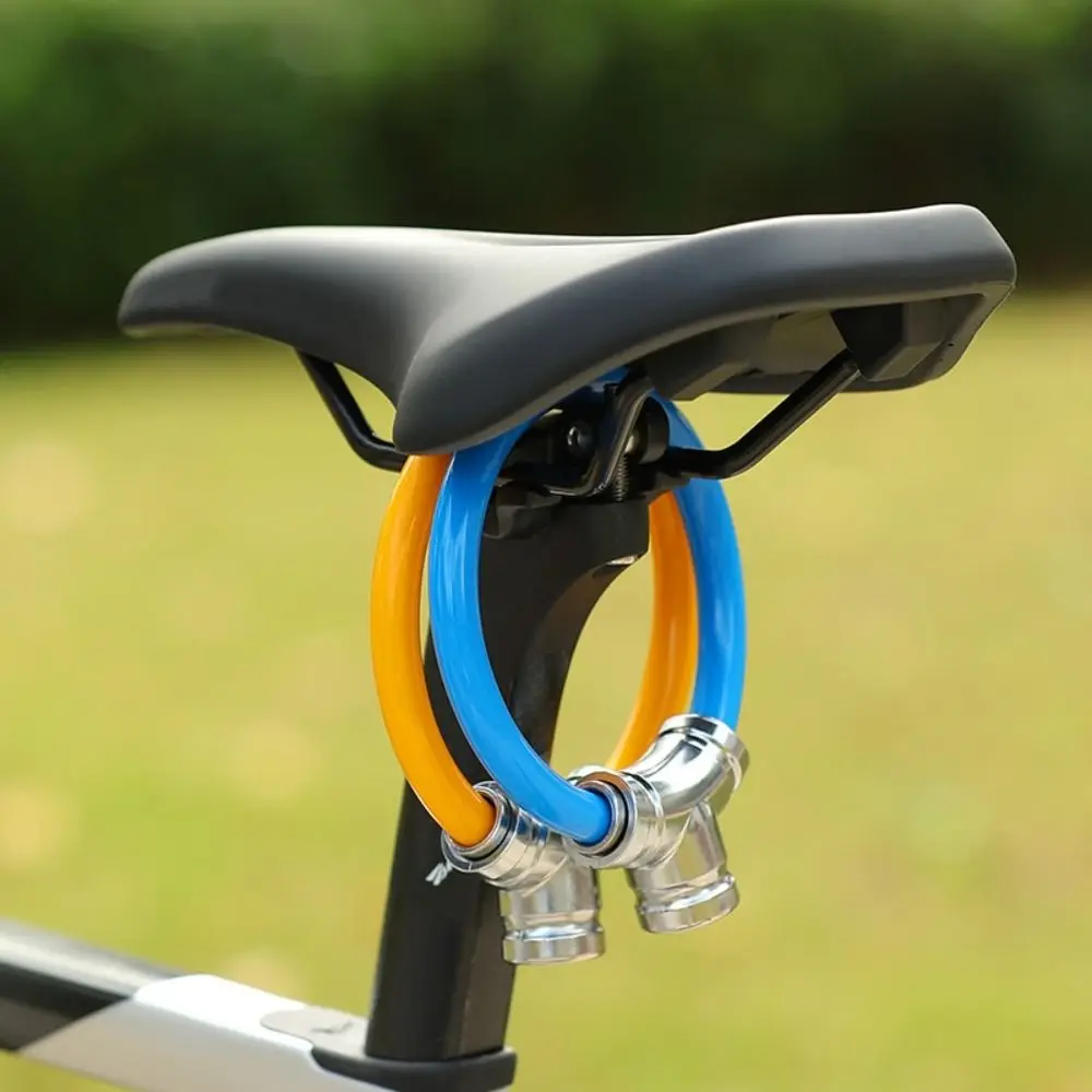 Candado de seguridad antirrobo para bicicleta, candado de anillo de aleación con 2 llaves, candado de cadena para bicicleta, candado grueso impermeable para bicicleta de montaña, bicicleta eléctrica - imagen 2