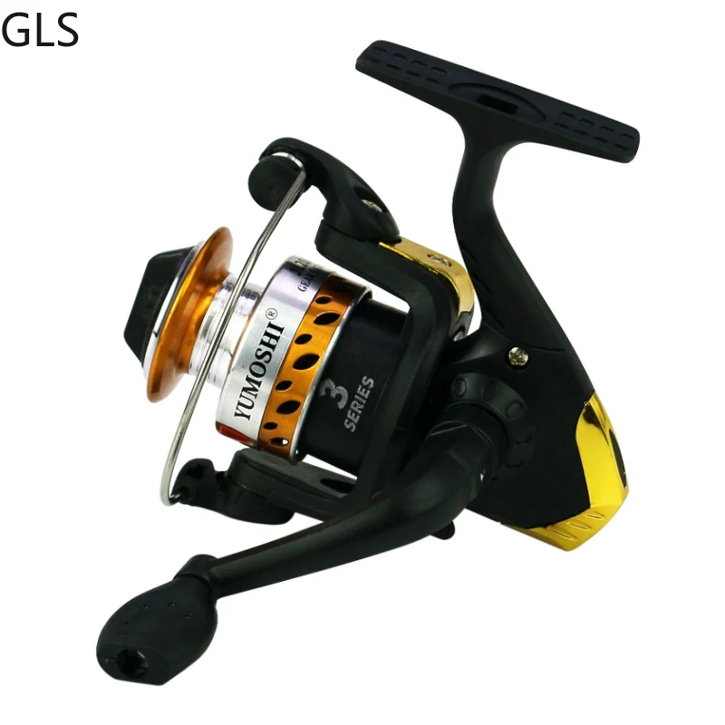 GLS-carrete de pesca giratorio, accesorio de Metal, Ultra ligero, 200: 1, alta calidad, serie 5,2 - imagen 5