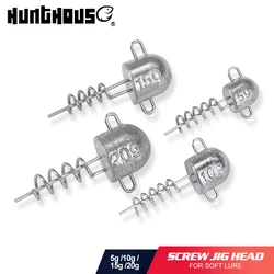 Cabezas Jig Hunthouse con tornillo – Pesos 5-20g para vinilos