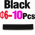 6 mm 10 piezas negro