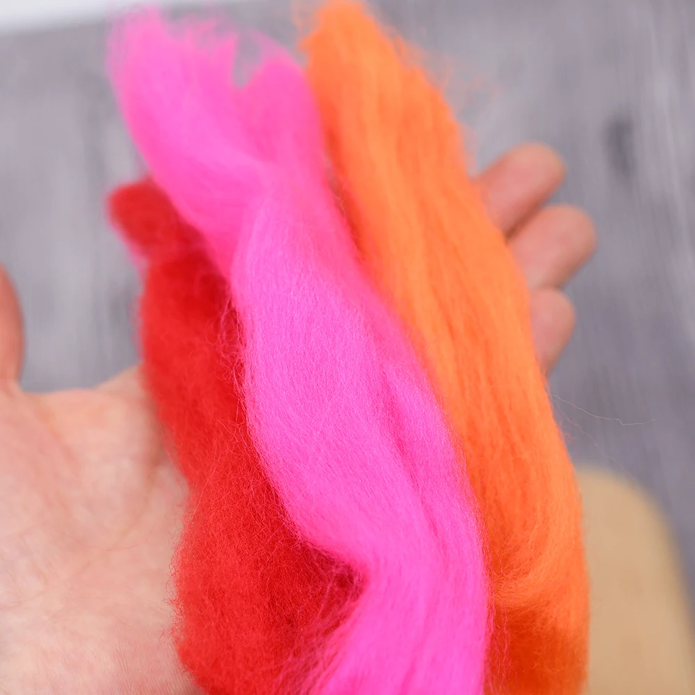 MNFT Fibra de huevo Baitfish – Material de atado de moscas para trucha y salmón - imagen 4