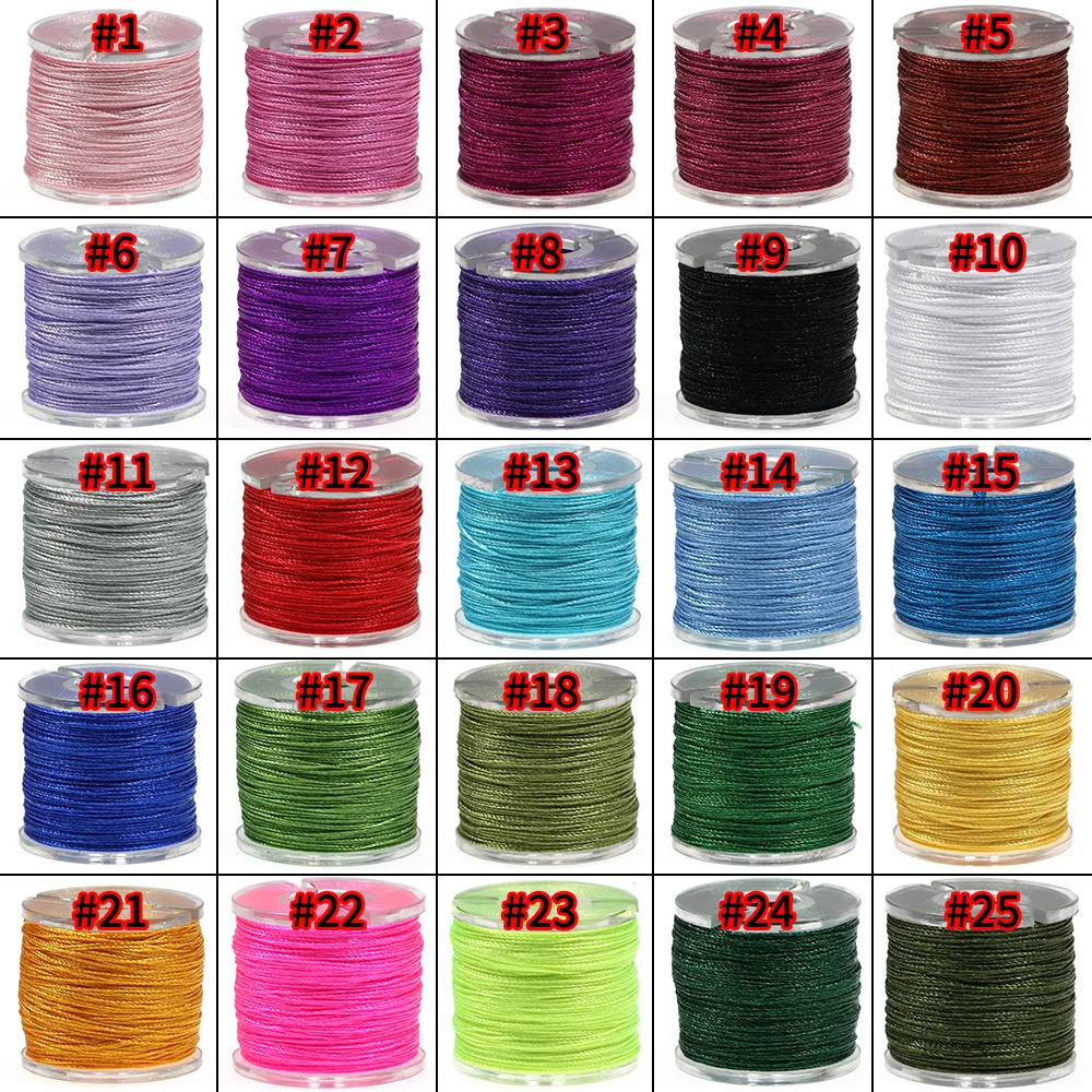 ELLLV 300D 80 yardas 3 hebras hilo de encuadernación para anzuelos de asistencia SlowJigging moscas grandes de agua salada señuelo de pesca anudado a mano - imagen 5