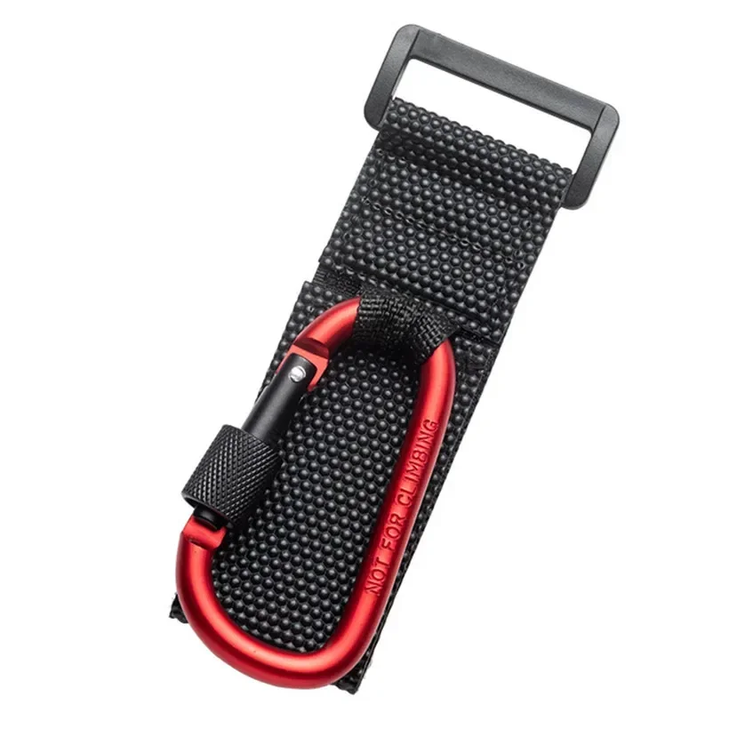 Mosquetón de aleación de aluminio para bicicleta eléctrica, palo mágico fuerte multifunción Universal, gancho para cochecito en forma de D, atrevido con cerradura - imagen 2