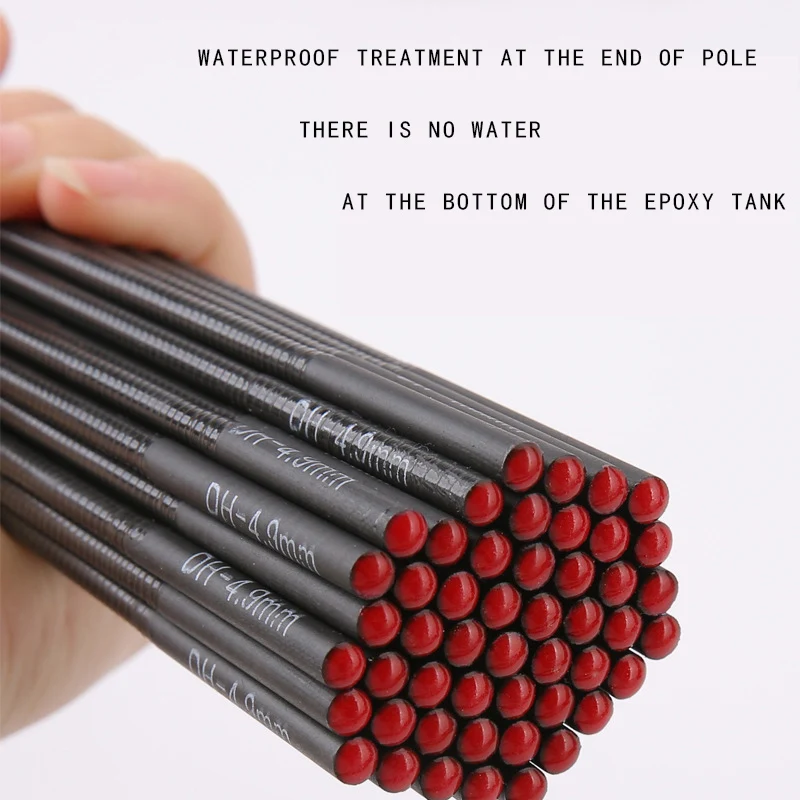 Lawaia-caña de pescar de carbono puro de 80cm, plataforma a juego, accesorios para caña de pescar, resistente al agua, ligeramente, 1 Uds. - imagen 5