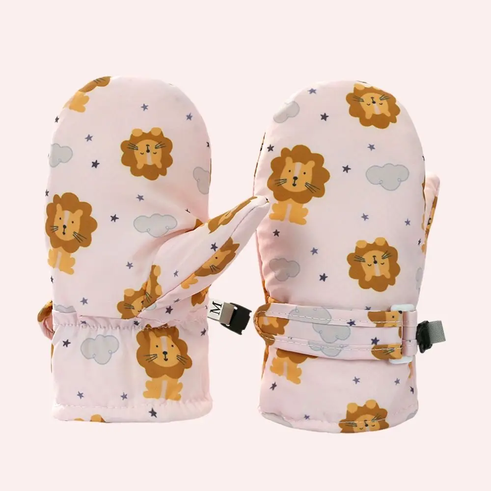 Guantes de esquí gruesos para niños, manoplas deportivas antideslizantes a prueba de viento, Snowboard, guantes cálidos de invierno para ciclismo para niños - imagen 5