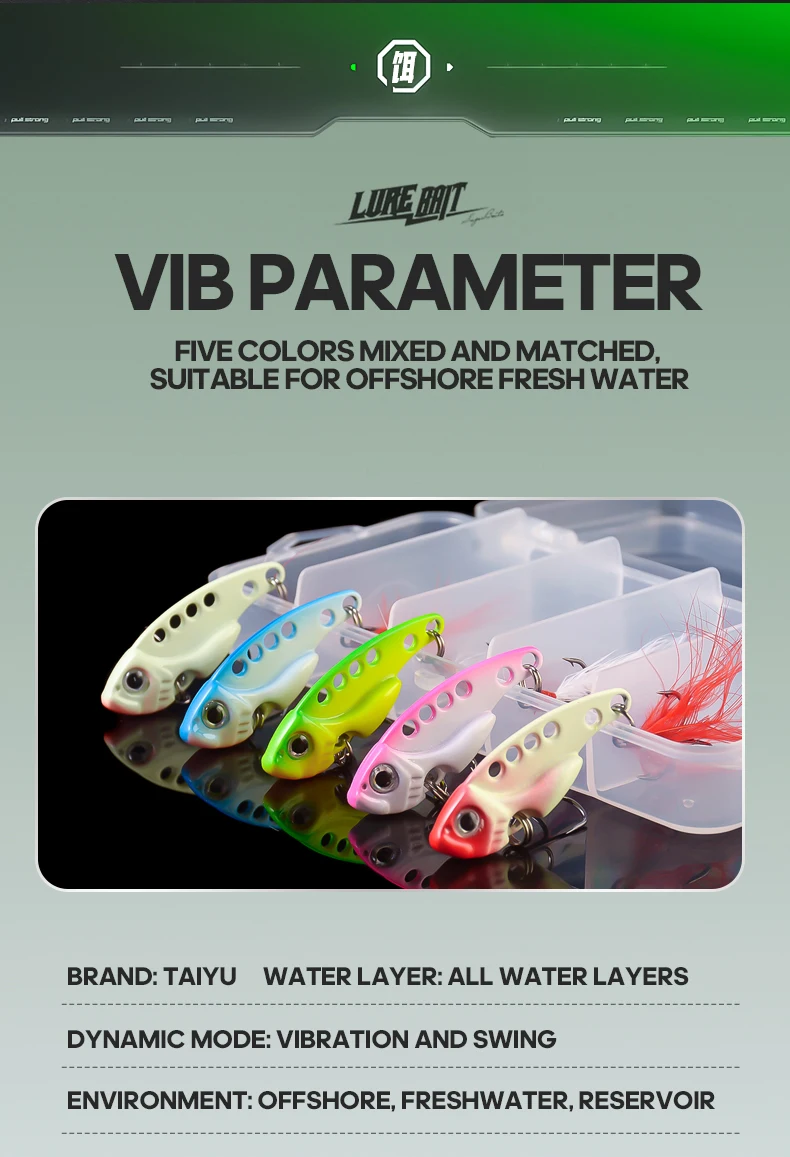 Dimensiones y perfil del señuelo VIB de 8 cm