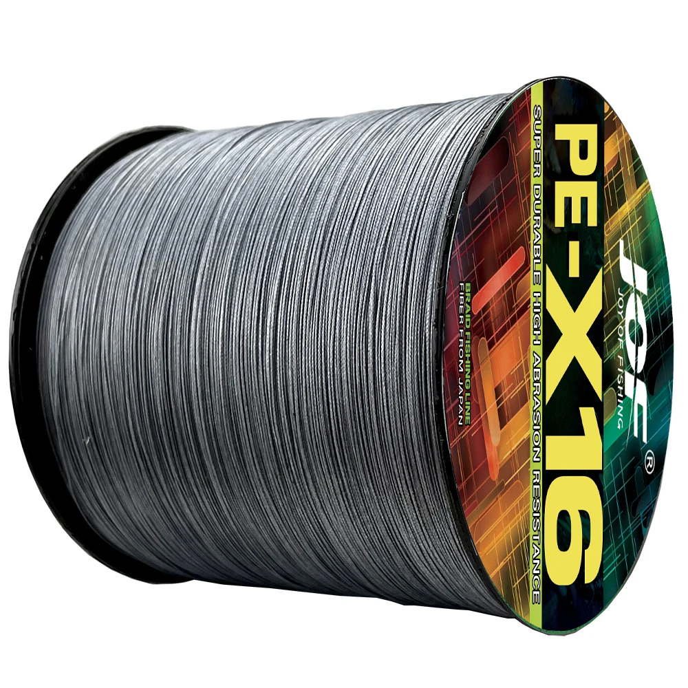 Sedal de Pesca con mosca, hilo trenzado PE X16 de 16 hebras, 300M, 11,3 kg-91kg, 0,16mm-0,80mm, multifilamento, aparejos de Pesca de agua salada - imagen 3