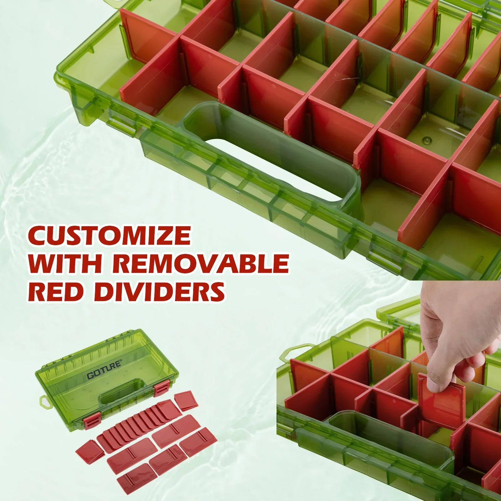 Organizador Goture 3600/3700 para anzuelos y aparejos de pesca - imagen 4