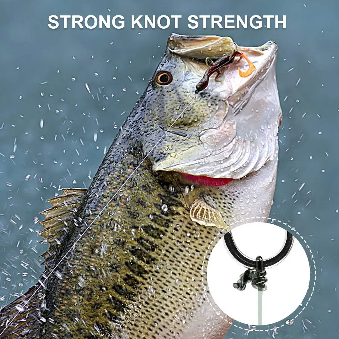 Hilo fluorocarbono resistente para pesca en agua dulce y salada - imagen 2