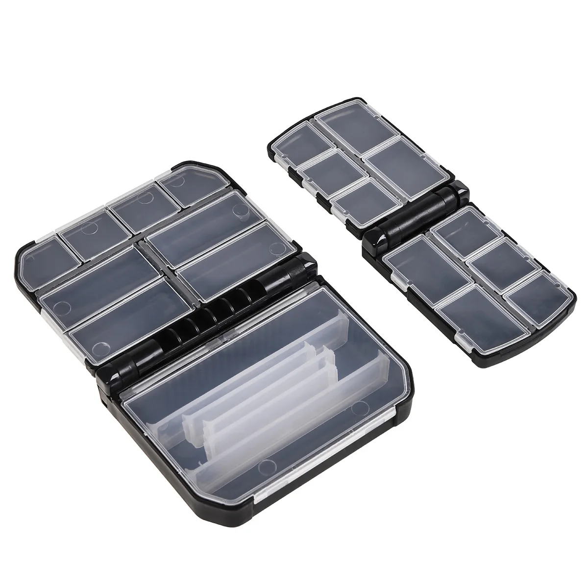 Caja de Pesca Doble Cara con Compartimentos para Anzuelos y Señuelos - imagen 4