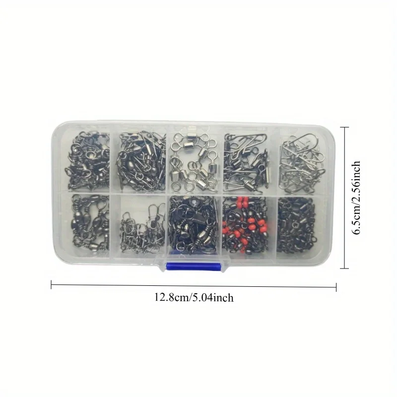 Una caja contiene 175 kits de adaptadores para aparejos de pesca, incluidos adaptadores y conectores de barril. - imagen 5