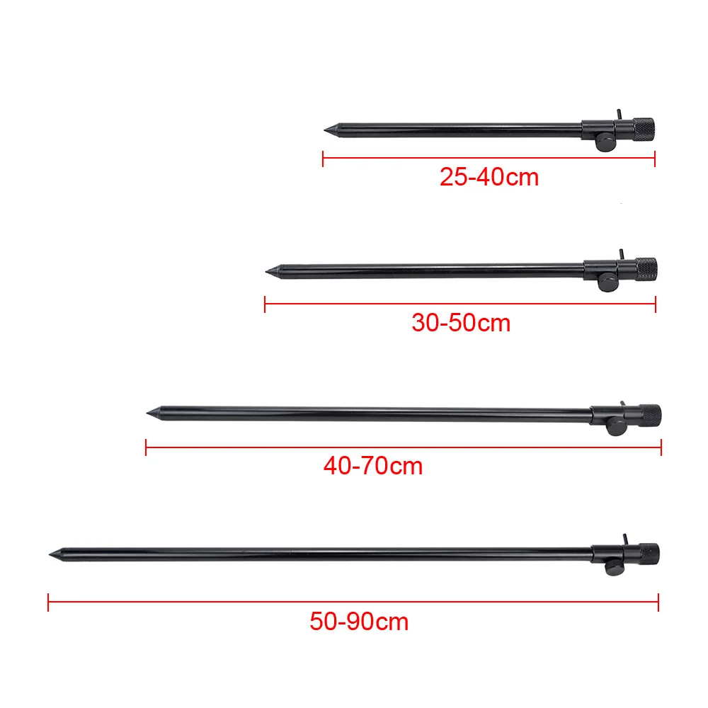 Soportes telescópicos de aluminio para carpfishing – 40-70cm - imagen 3