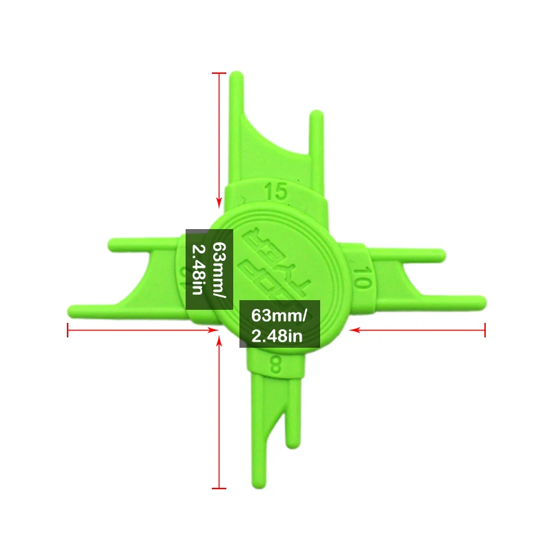 Medidor de bucle 8‑15 mm para línea trenzada – Bucle perfecto en carpa - imagen 2