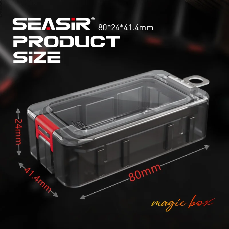 SEASIR Caja Mágica de aparejos de pesca, Caja multifuncional con sello de goma luminoso, noctilucente, accesorios de pesca - imagen 3