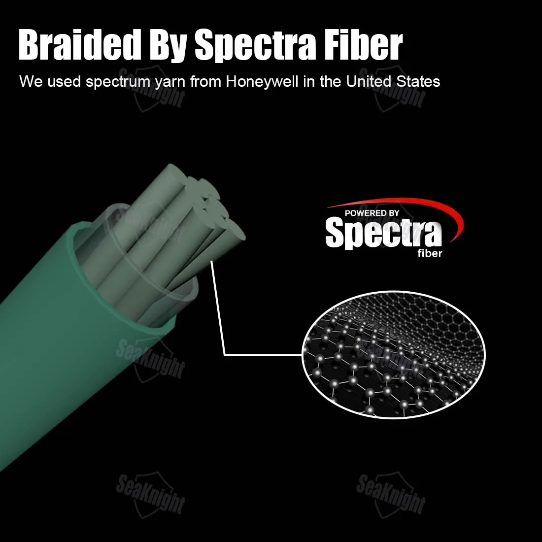 Línea de pesca SeaKnight Brand MegaGame Series Spectra Fiber F + revestimiento anti-UV adecuado para pesca de agua de mar línea de PE de 8 hebras - imagen 3