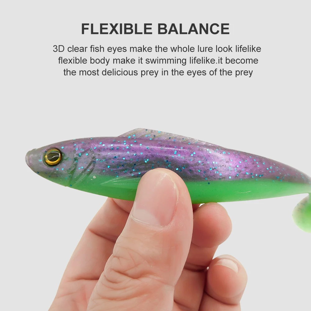 ESFISHING Señuelos de Pesca nuevo Kauli Shad 135mm 160mm cebo suave aparejos Swimbait Isca Artificial Wobbler Bass - imagen 3