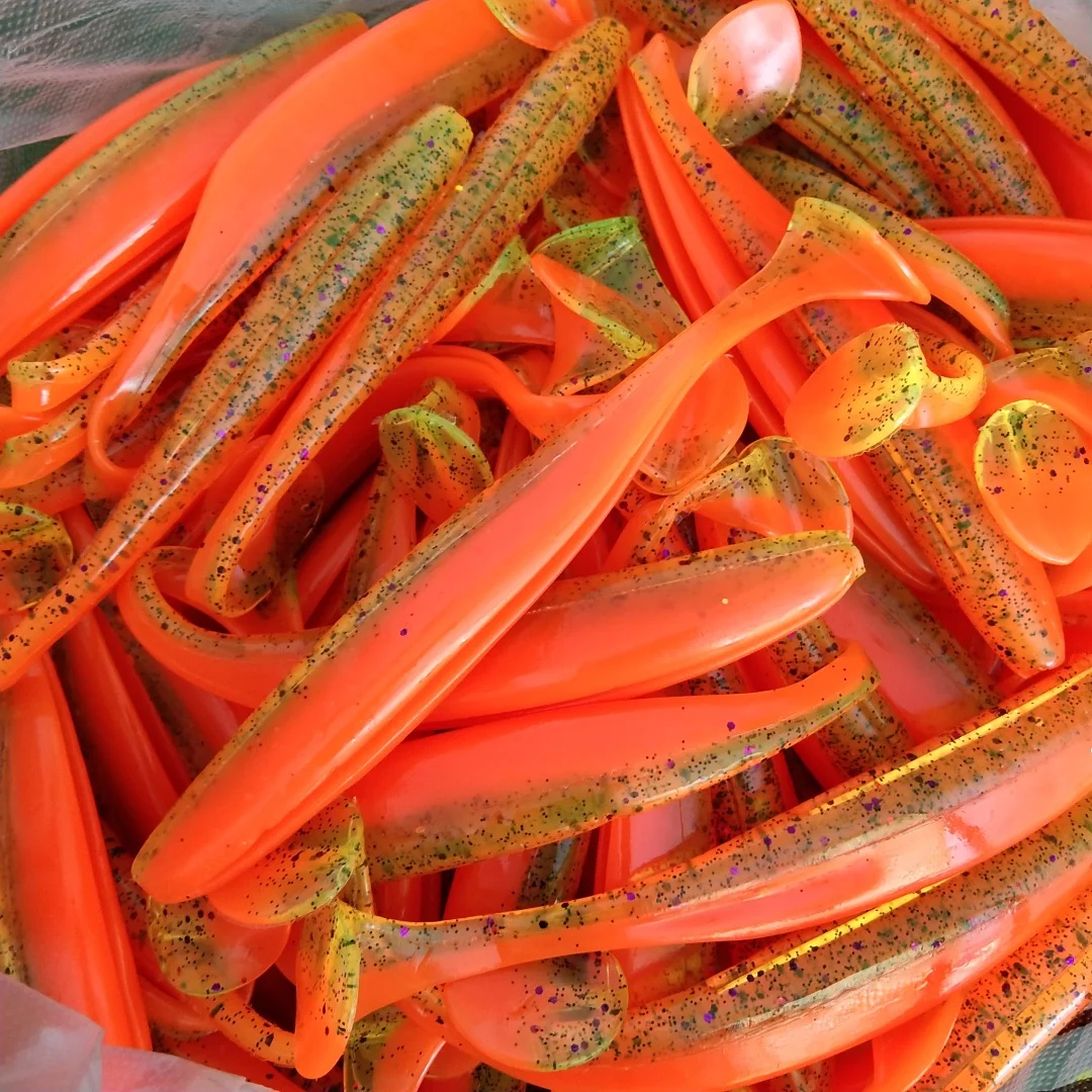 Señuelo de silicona oscilante Swolfy con cola en T para jigging - imagen 3
