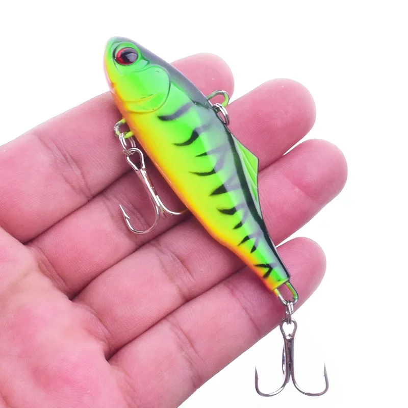 1Pc Wobbler hundimiento vibración señuelo de Pesca 7cm 23,5g invierno hielo Jigging Pike cebo Artificial cebo lubina VIB Pesca - imagen 3