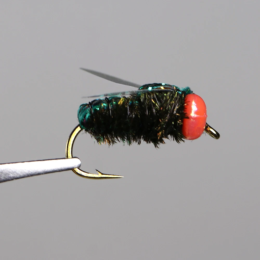 ICERIO, 4 Uds., pesca con mosca, moscas secas terrestres, botella, mosca, botella, abeja, mosca, casa, mosca, trucha, pesca, mosca, señuelo, cebos - imagen 4