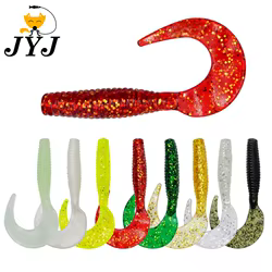 Cebo Blando JYJ 8cm Wobbler Cola Circular – Silicona 3,7g