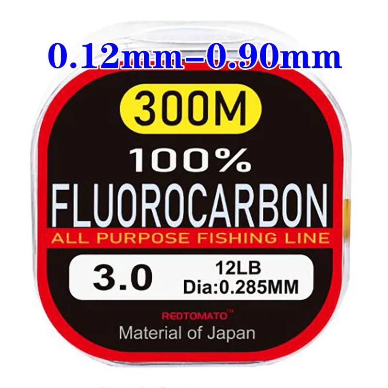 Línea de pesca de fluorocarbono de 100%, fibra de carbono transparente, Material de línea de gran tamaño de Japón, suministros de productos de pesca de carpa, 300M100M - imagen 5
