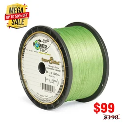 Slisk Super Power Pro PE 8 - Línea trenzada agua salada