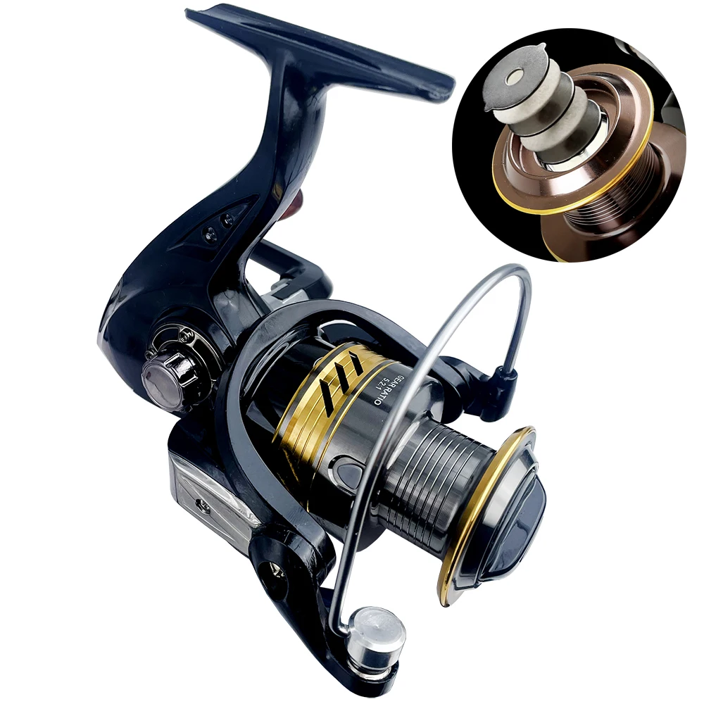 GHOTDA-carrete de Metal completo, accesorio para pesca Jigging Trolling, fundición de tiro largo y agua salada, 2000-7000 - imagen 5