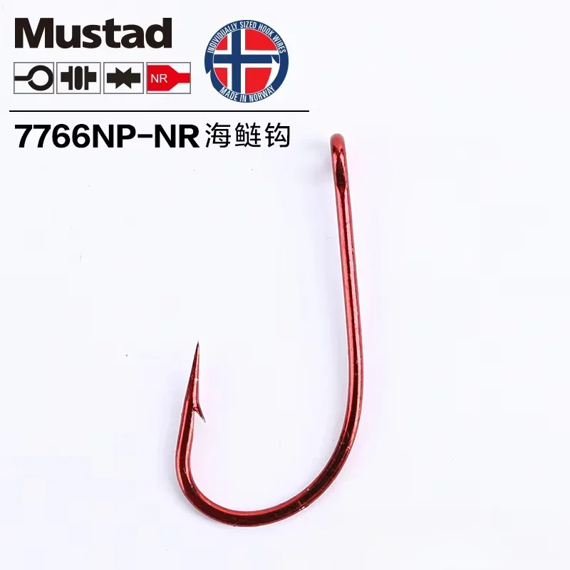 Mustad 7766NP-NR anzuelo de carpa plateada de mar, anzuelo de mar para playa, pesca en roca pesada, anzuelo de rana trueno - imagen 3