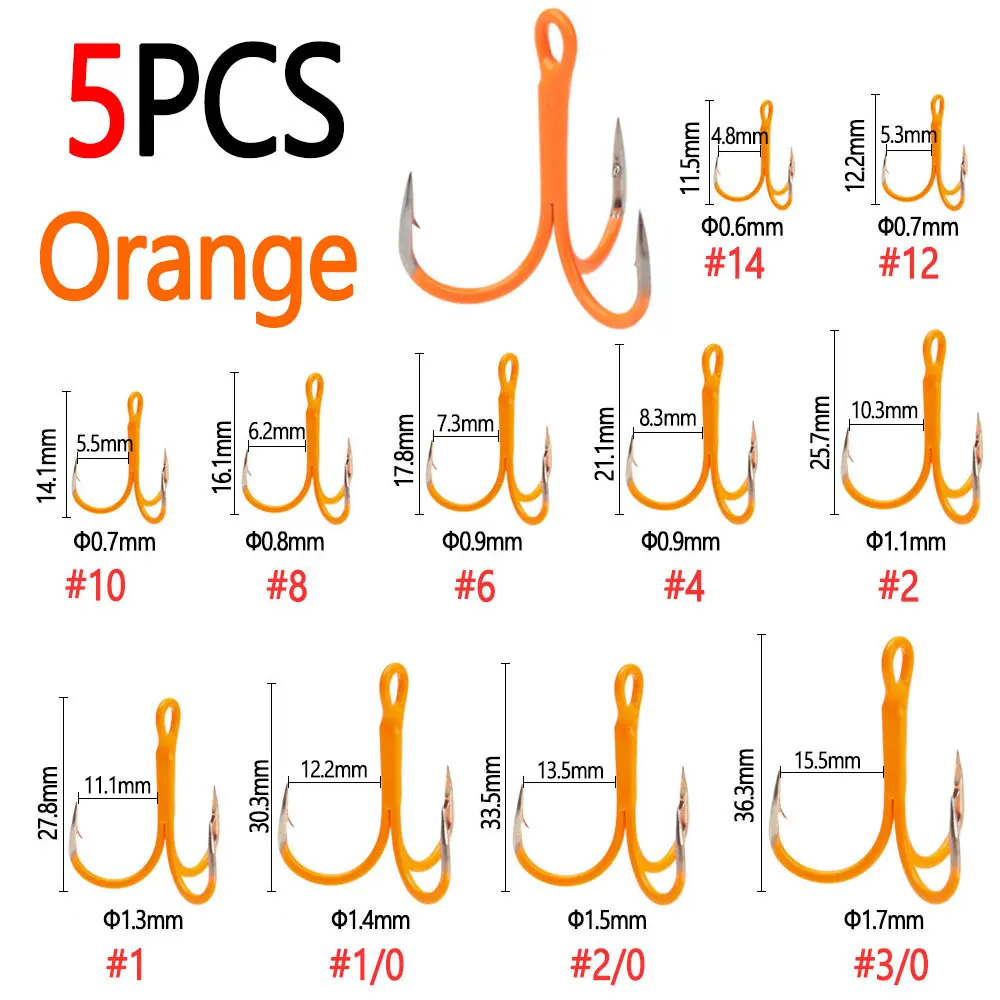 5pcs UV Orange