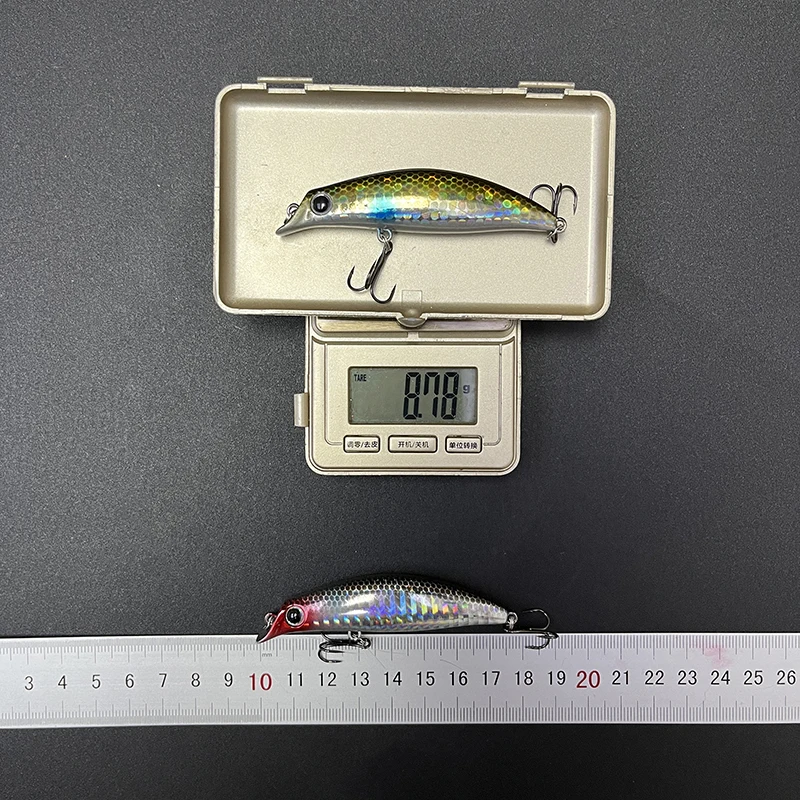 Señuelos de pesca de pececillo que se hunden, cebos artificiales Wobbler para Lucio, lubina, trucha, Jerkbait, Swimbait, accesorios de aparejos, 75mm, 8g - imagen 5