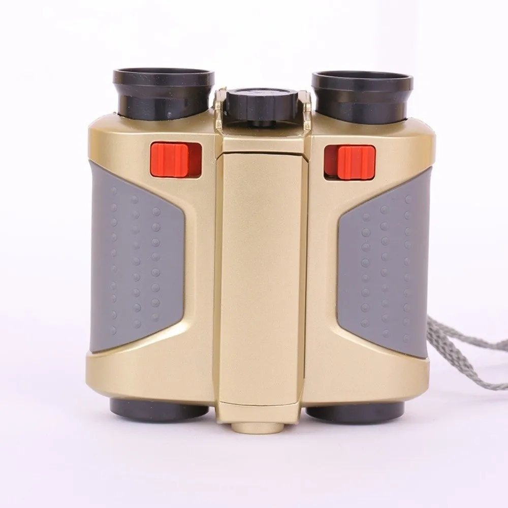 Telescopio Binocular portátil ABS con aumento de "4x30", binoculares de visión nocturna, diseño emergente con correa para el cuello, telescopio plegable - imagen 5