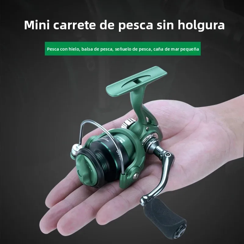 Huidiao carrete hielo ultraligero 500/800 – 5,2:1 3+1BB trucha - imagen 2