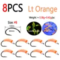 8pcs Lt Orange