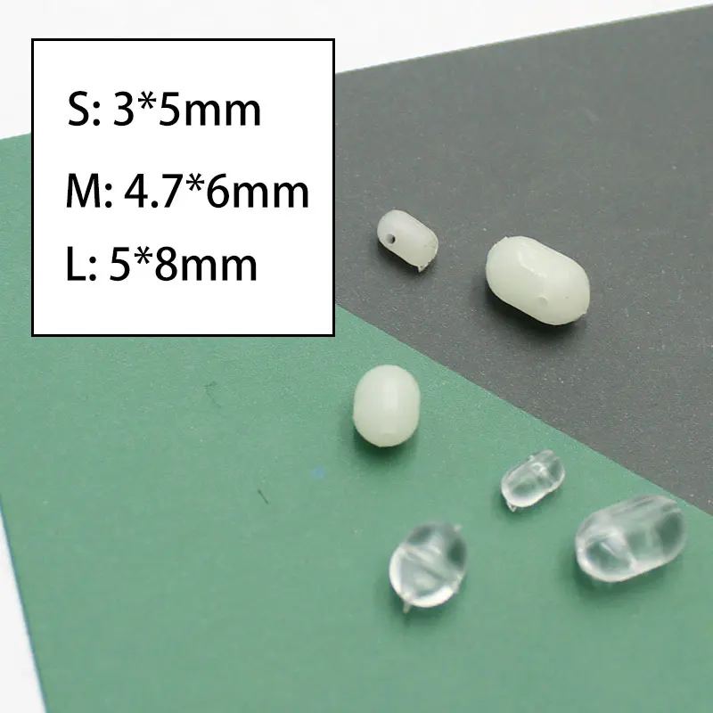 100 Uds aparejos de pesca de carpa cuentas cruzadas aparejo para el cabello alimentador de cuentas de carpa Chod Zig aparejo Terminal de pesca de carpa accesorios de equipo - imagen 3