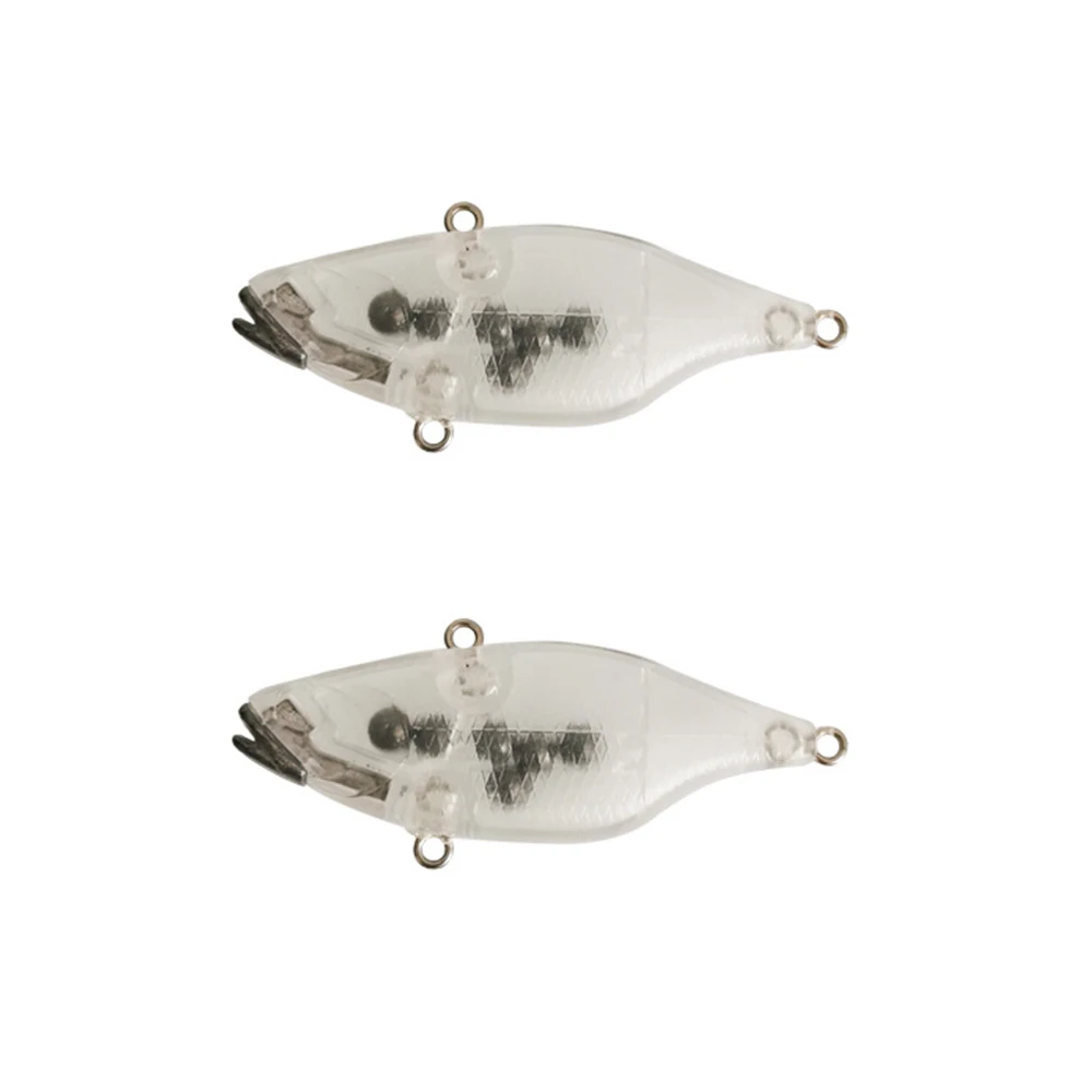 10 Uds. Crankbait sin labios sin pintar 6cm 10g hundimiento VIBRATION-X cebo duro Artificial todas las profundidades lubina VIB aparejos de señuelo de pesca - imagen 4