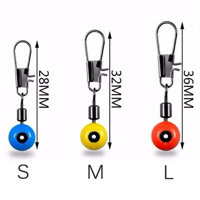 Flotador de Pesca de piezas, señuelo giratorio, conector Bobber de anzuelo de cebo, Wobbler Snap, accesorios de Pesca de mar, 500 - imagen 3