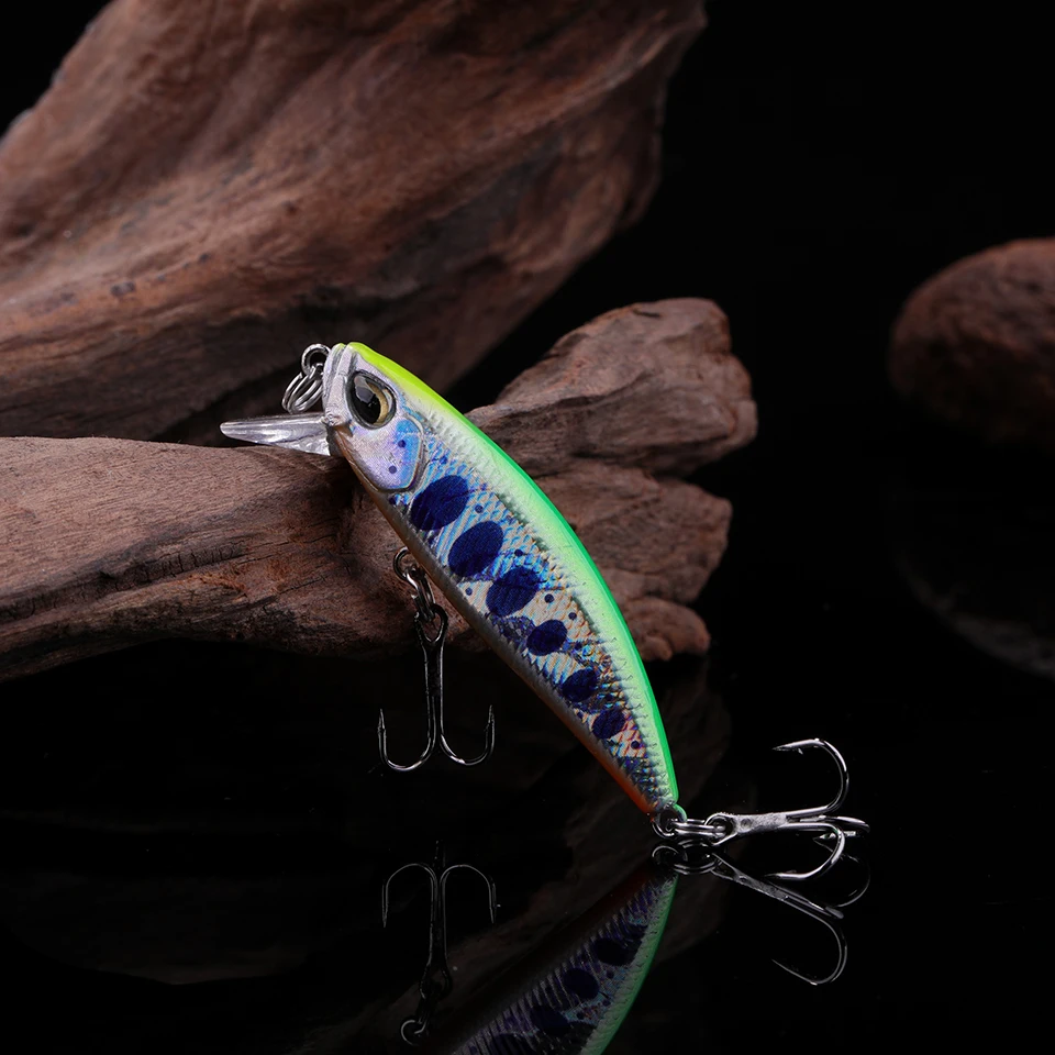 WALK FISH-señuelo duro de pececillo que se hunde, 48mm, 6,6g, Wobblers, para Pesca de carpa, Isca, Artificial, para trucha - imagen 5