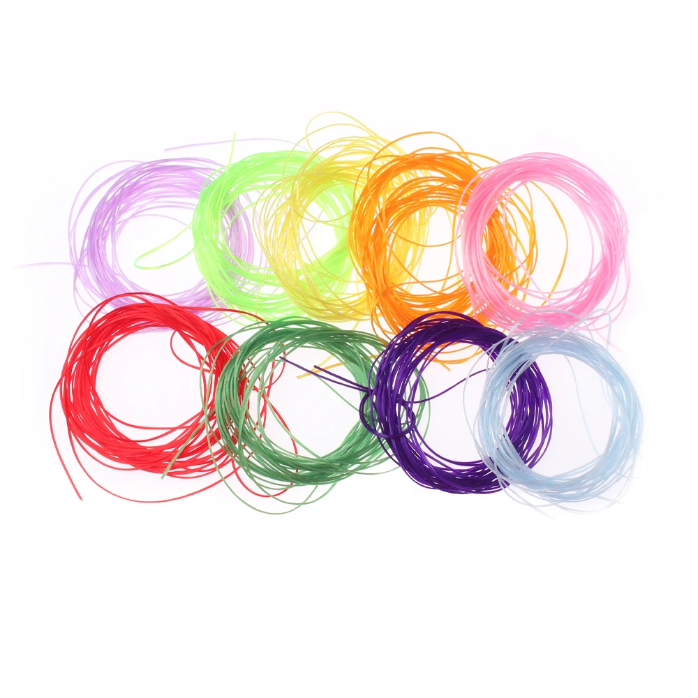 ICERIO 2 bolsas de Material de atado de moscas, gusano flexible, hilo elástico, zumbador de cuerpo de ninfa, mosca, mosca, mosca de piedra, pierna de goma, Señuelos de pesca con mosca - imagen 5