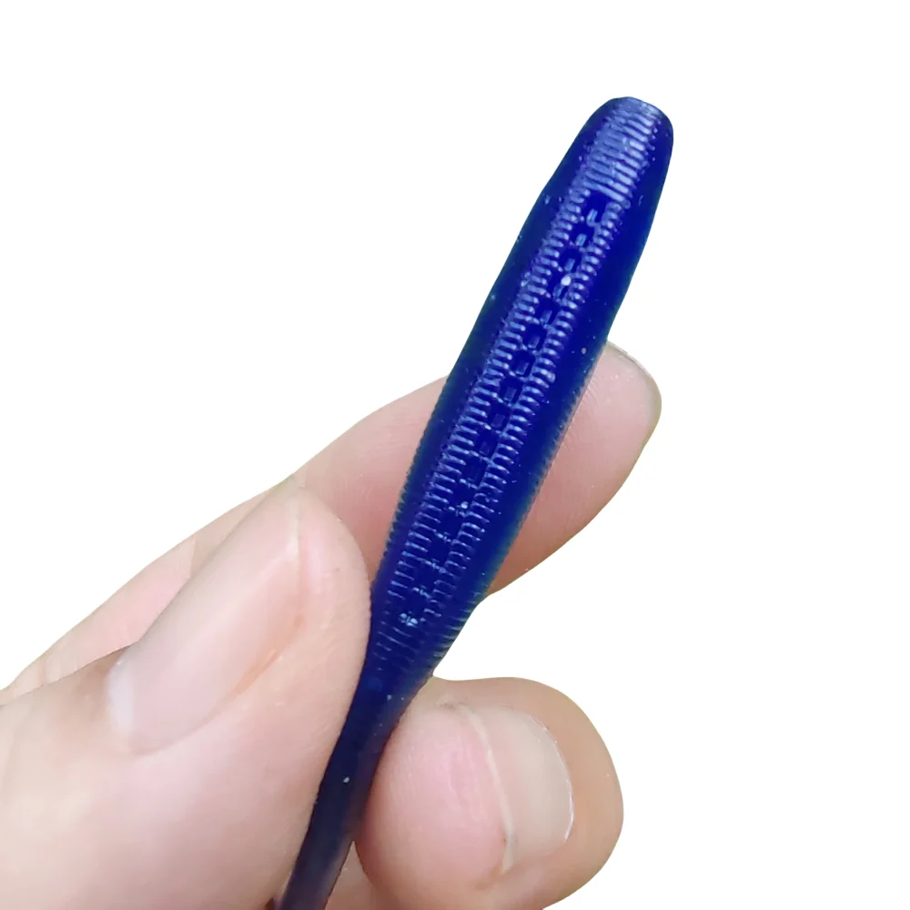 Señuelos blandos de Pesca MUKUN, cebos de plástico Artificial de silicona, Pesca de carpa, lubina, hundimiento, 75mm, 2,5g, Wobblers de carpa - imagen 3