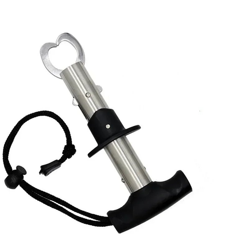 Pinza de pesca de acero inoxidable, agarre de pescado, abrazadera de labio, alicates plegables, controlador de Clip, equipo de herramientas de pesca - imagen 4