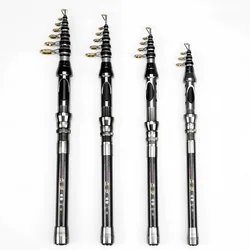 Caña alimentadora de carpa, caña de pescar súper dura de larga distancia, caña de pescar con mosca, caña de pescar de 2,1 m, aparejos de postes