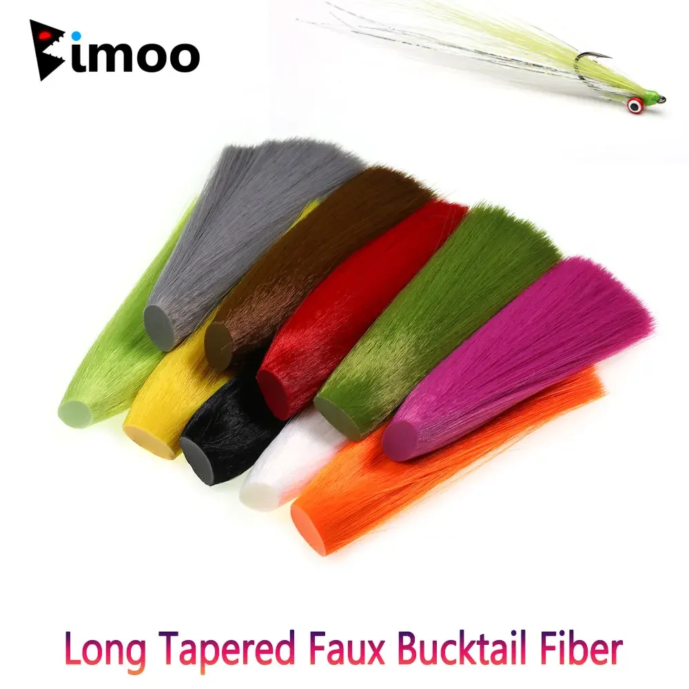 Fibra de Bucktail Sintética – 15 cm para Streamer y Popper
