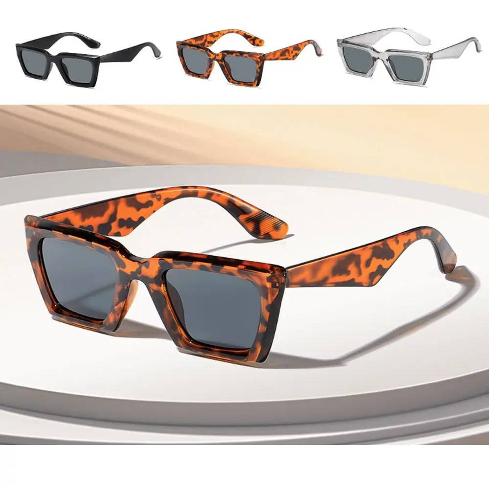 Gafas de sol con montura cuadrada Punk, estilo callejero, gafas de conducción con protección solar, accesorios para exteriores, decoración de verano - imagen 3