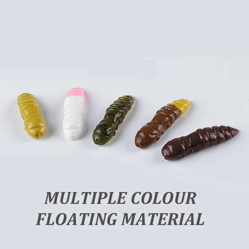 Supercontinent Pupa 38mm – Señuelo blando flotante agua dulce - imagen 3