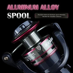 Carrete de pesca giratorio Rooblinos BX 1000-7000 inox para mar