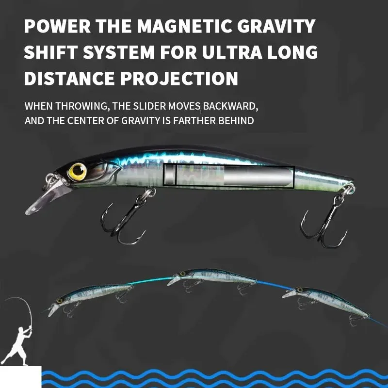 Jerkbaits hundidos, pececillo rodante, cebo de pescado duro Artificial, artista Jackson, Wobbler FR80, Leurre para Lucio, Barracuda, Señuelos de Pesca - imagen 2