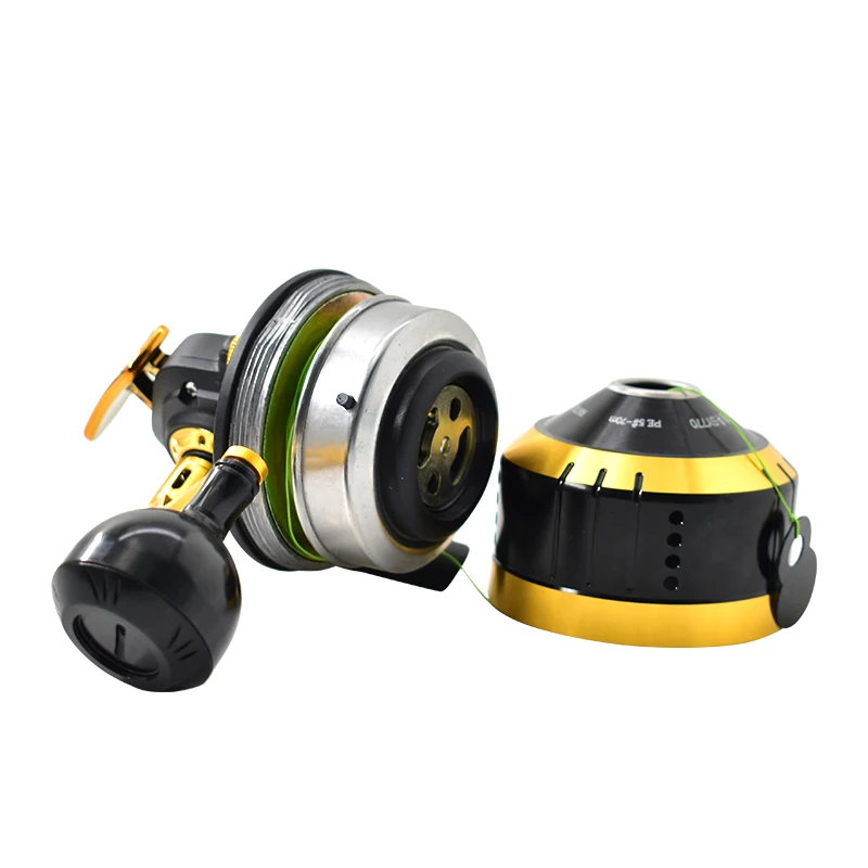 SY770-carrete de pesca de Metal, accesorio de aleación cerrada, 6 + 1 - imagen 5