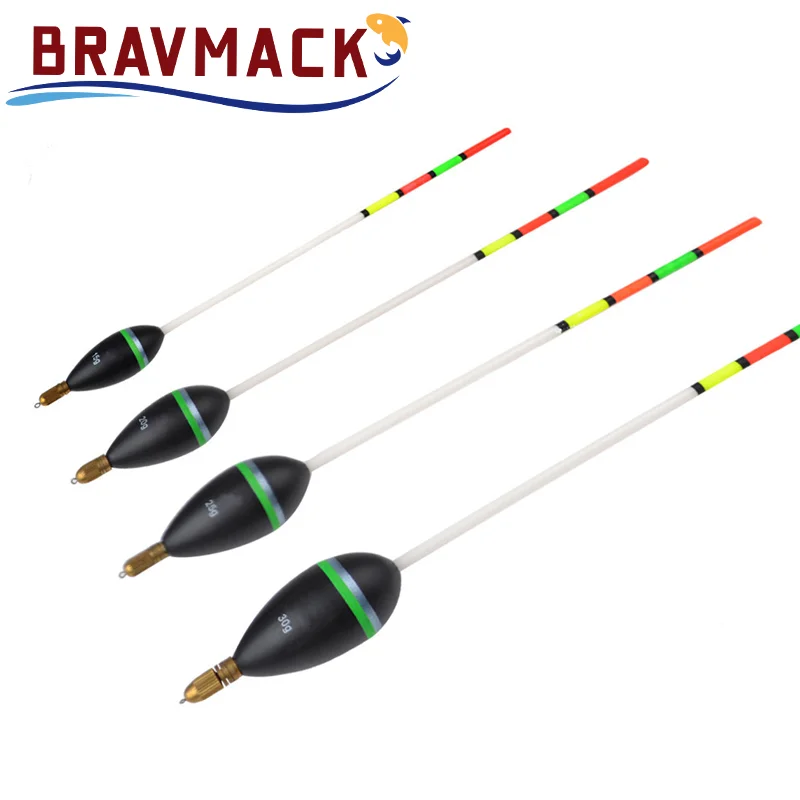 1/2 Uds un paquete 15/20/25/30g flotador de pesca colgante de latón flotador Vertical flotador de pesca de mar accesorios de pesca - imagen 5