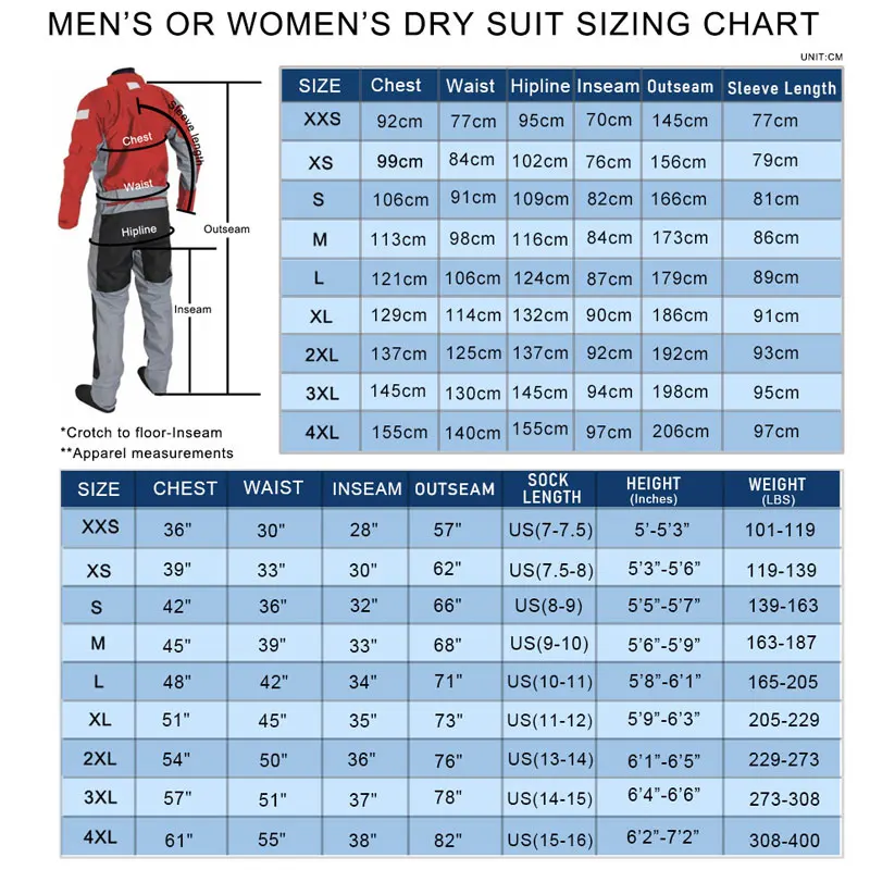 Trajes de secado con cremallera larga para hombre, de 4 capas traje semiseco, ATV y UTV, ropa impermeable para montar, guardabarros para kayak, traje de esquí de pesca - imagen 3