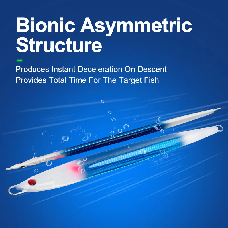 OBSESSION J107 señuelo de pesca de Jigging rápido de Metal 160g 200g 300g 400g señuelo de pesca de Metal de agua salada cebo duro Artificial de orilla - imagen 4